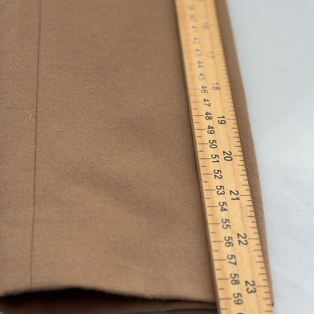NWOT WOOL THREE BUTTON CAMEL LONG SLEEVE APPLESEEDS LINED BLAZER SZ 14 - Picture 10 of 13